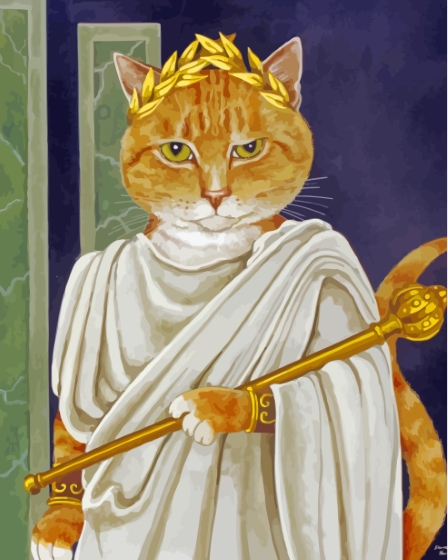 King Cat - Diamond Painting 